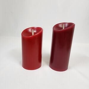 Lot Of 2 Luminara Flameless Candle NIB Mulled Wine W/Remote